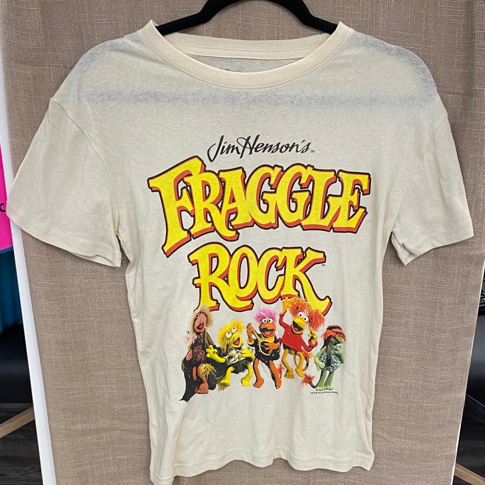 Jim Henson Fraggle Rock Graphic Tee - Cream